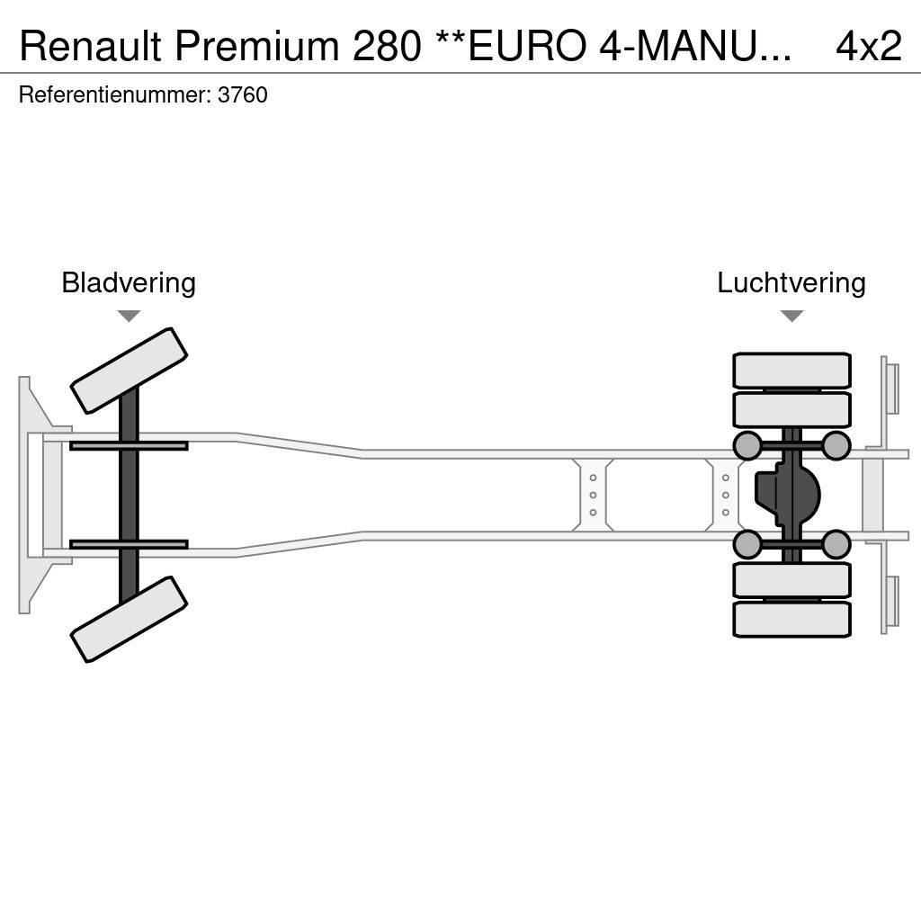 Renault Premium 280 **EURO 4-MANUAL GEARBOX** Flatbed/Dropside trucks