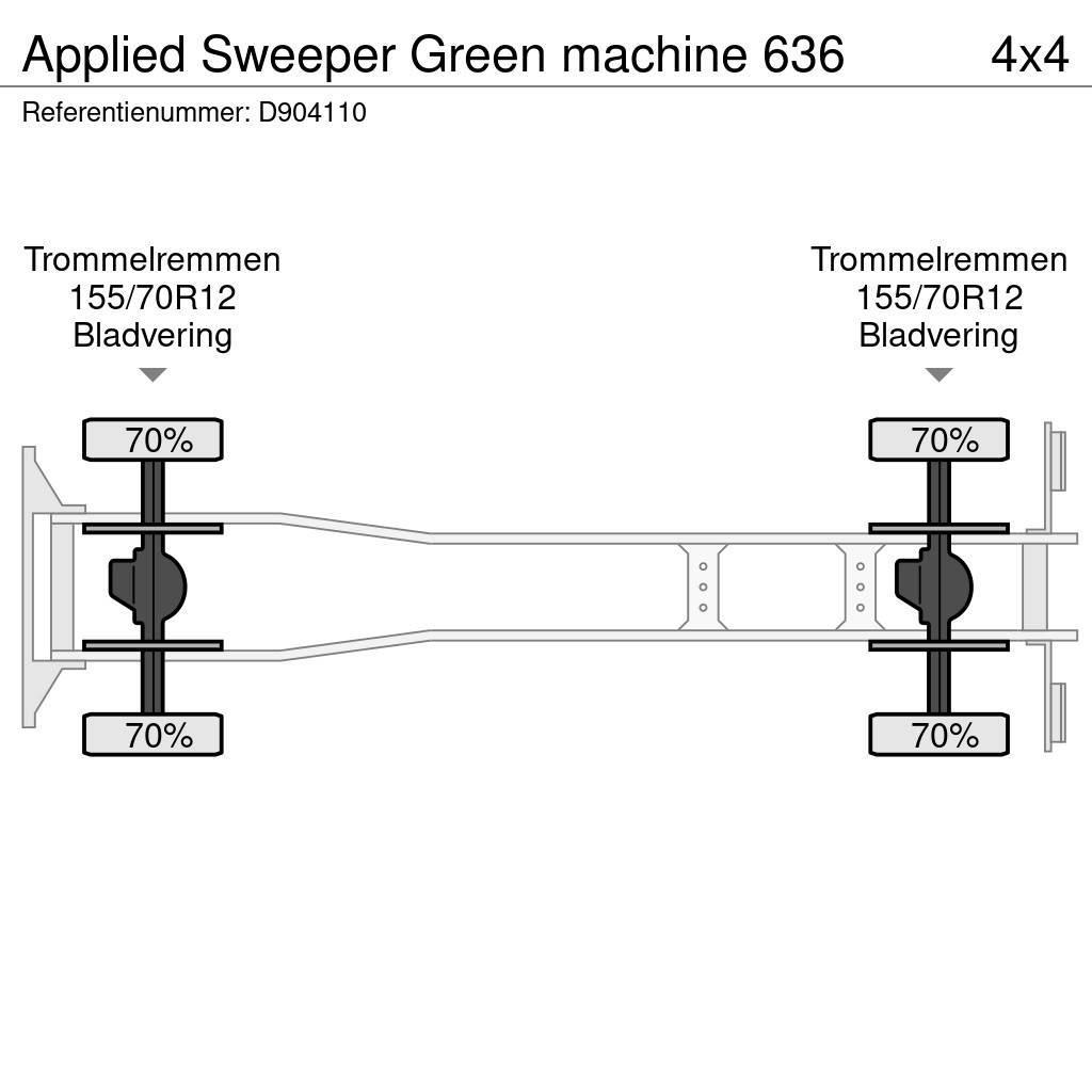 Applied sweeper Green machine 636 Sewage disposal Trucks