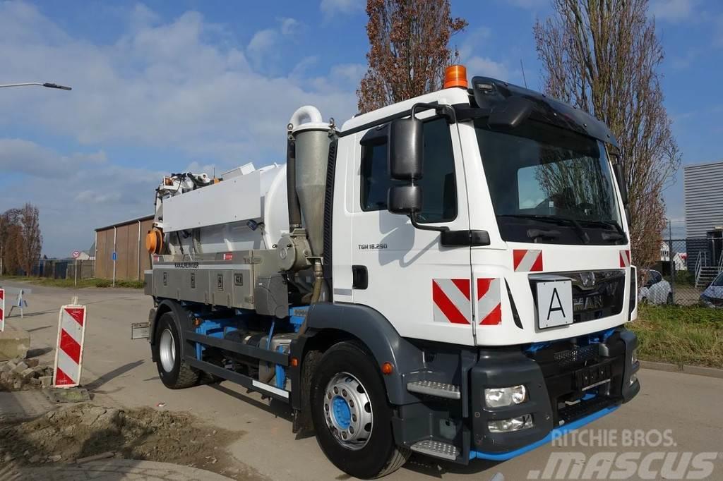MAN TGM 18.290 EURO 6 / LOW KM / KOLKENZUIGER / PERFEC Sewage disposal Trucks