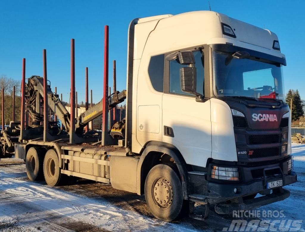 Scania R520 6x4 Timber trucks