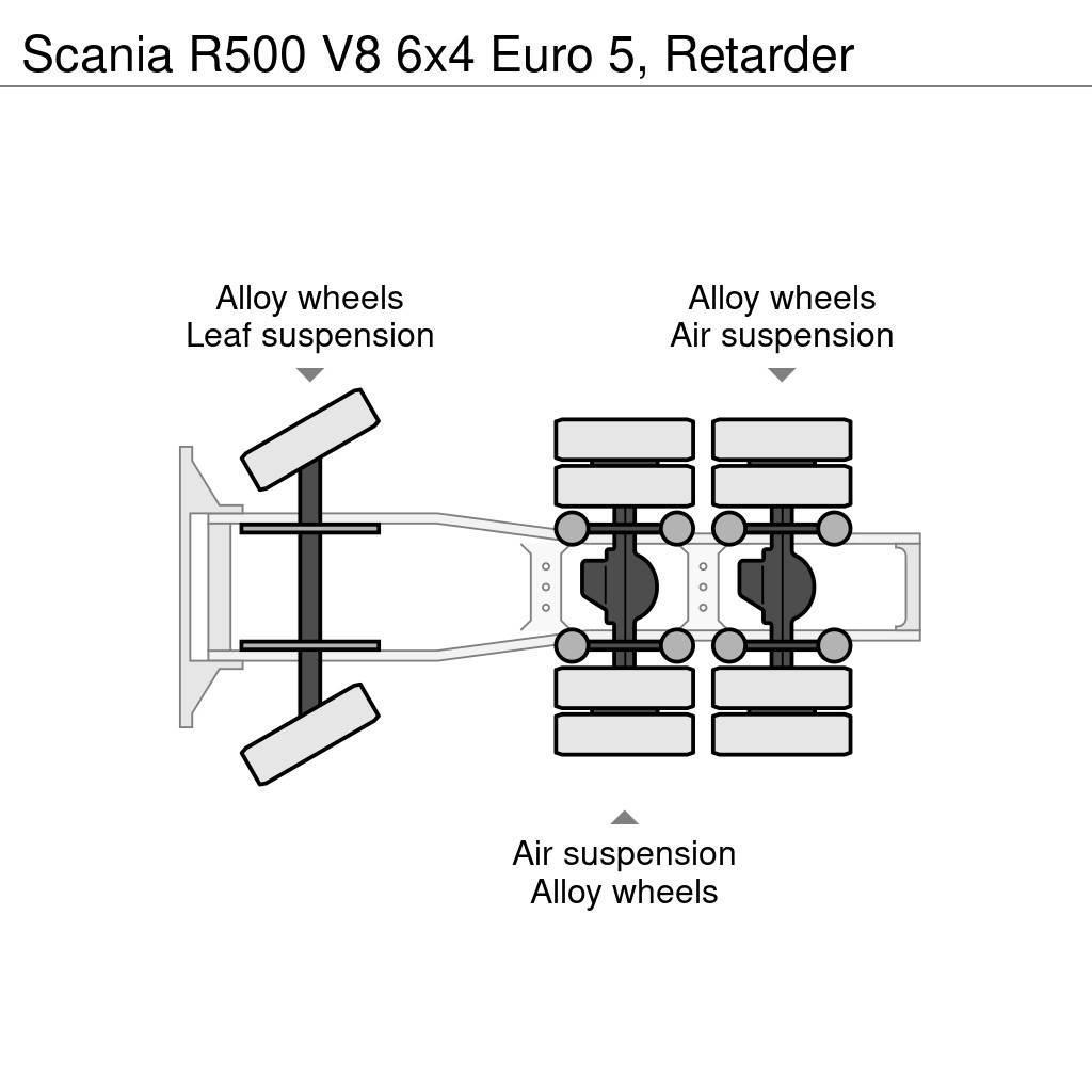 Scania R500 V8 6x4 Euro 5, Retarder Truck Tractor Units