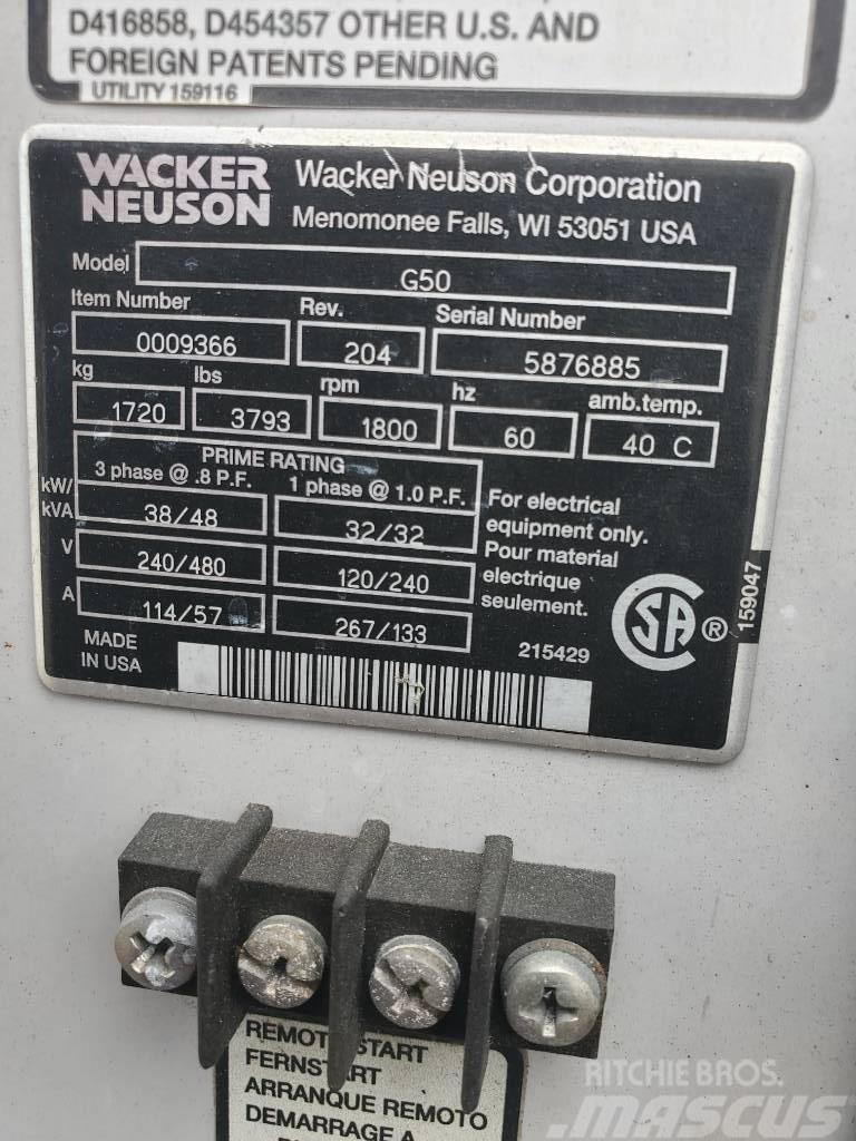 Wacker Neuson G 50 Diesel Generators