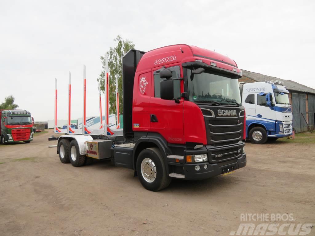 Scania R 520 Timber trucks
