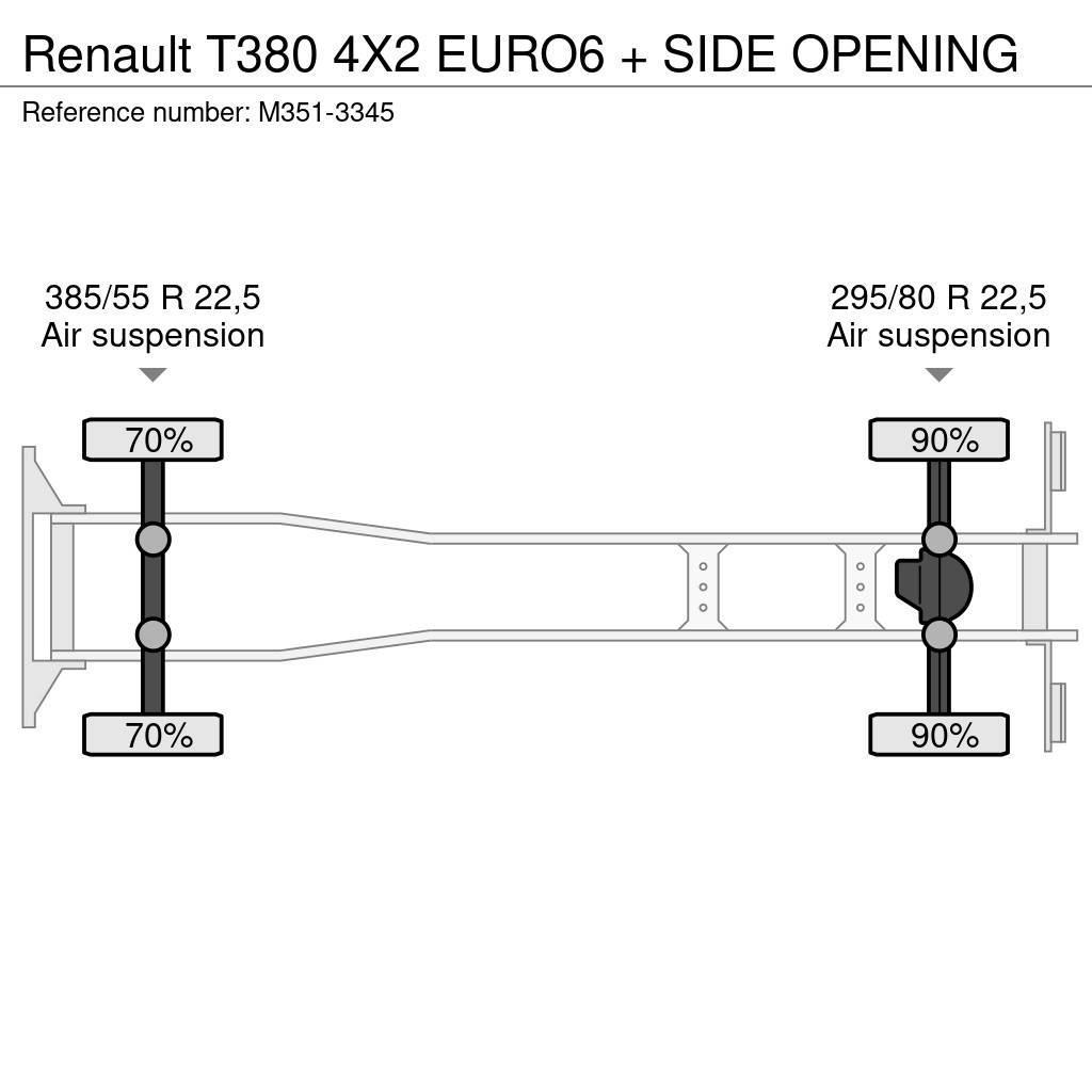 Renault T380 4X2 EURO6 + SIDE OPENING Van Body Trucks
