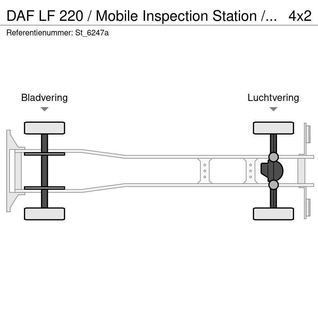 DAF LF 220 / Mobile Inspection Station / APK / TUV / M Flatbed/Dropside trucks