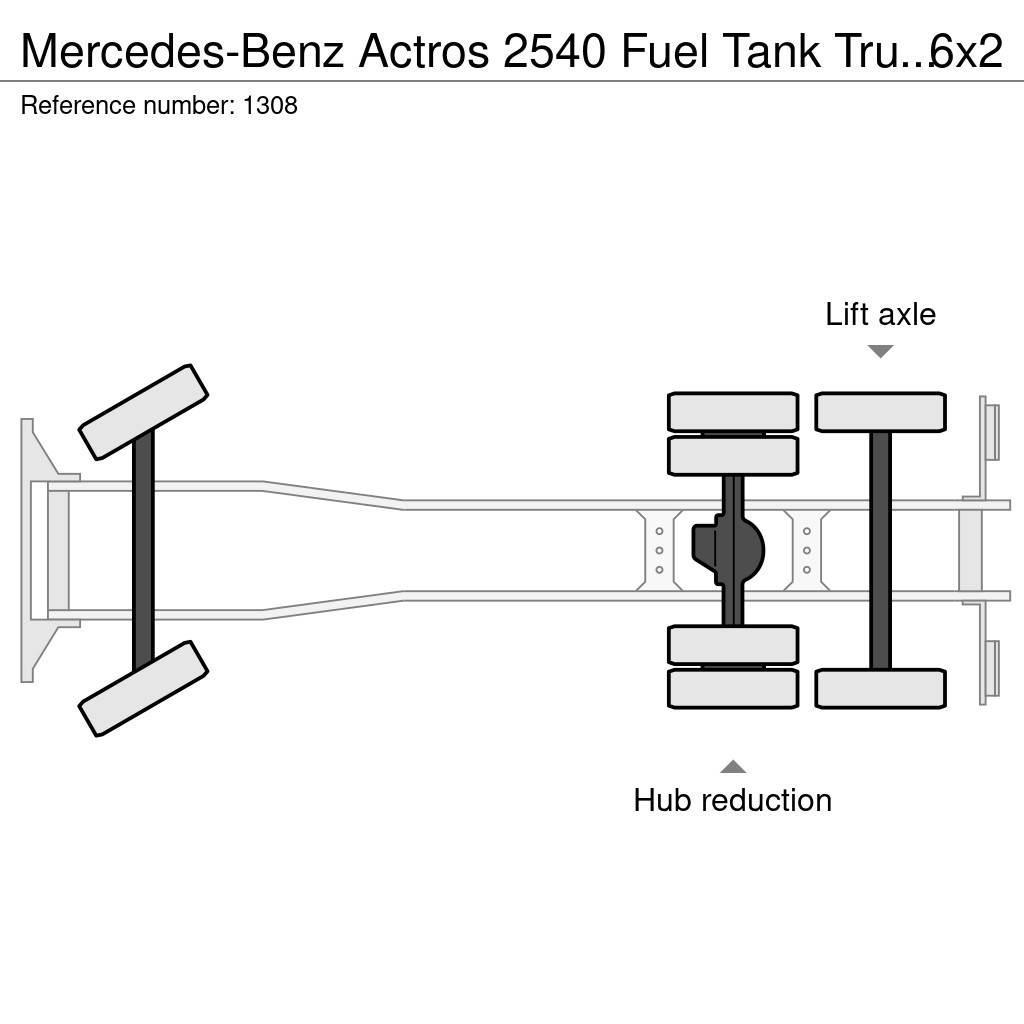 Mercedes-Benz Actros 2540 Fuel Tank Truck 20.700 Liters 6x2 V6 E Tanker trucks