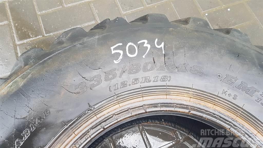 Dunlop SP T9 335/80-R18 EM (12.5R18) - Tyre/Reifen/Band Tyres, wheels and rims