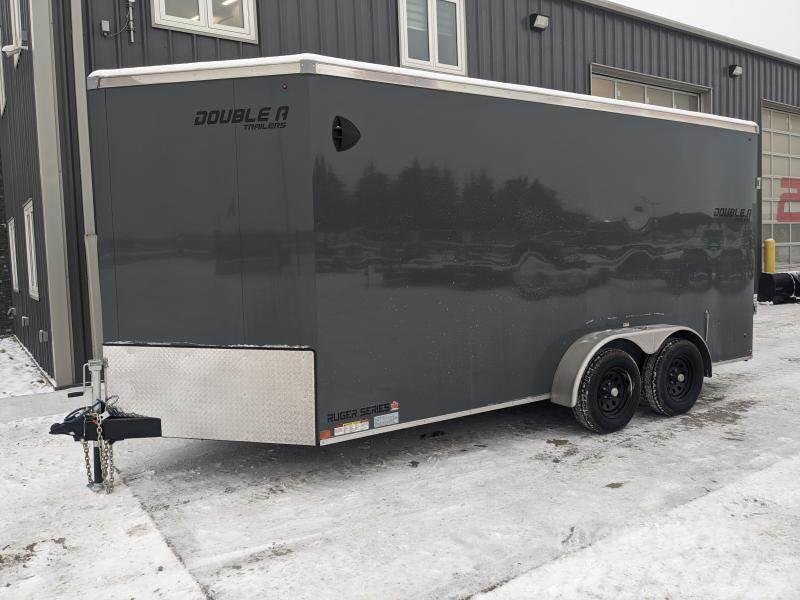 Double A Trailers 7' x 16' Cargo Enclosed Trailer Double A Trailers  Van Body Trailers