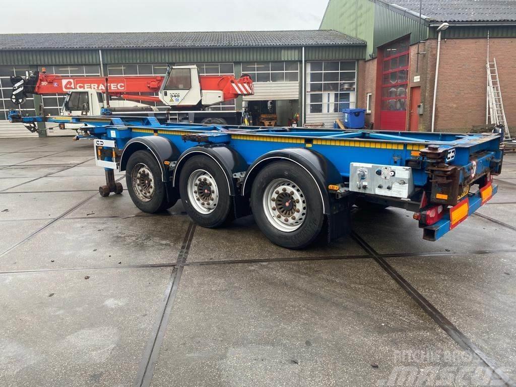 Van Hool 3 AXLE MULTICHASSIS - EXTENDABLE Containerframe/Skiploader semi-trailers