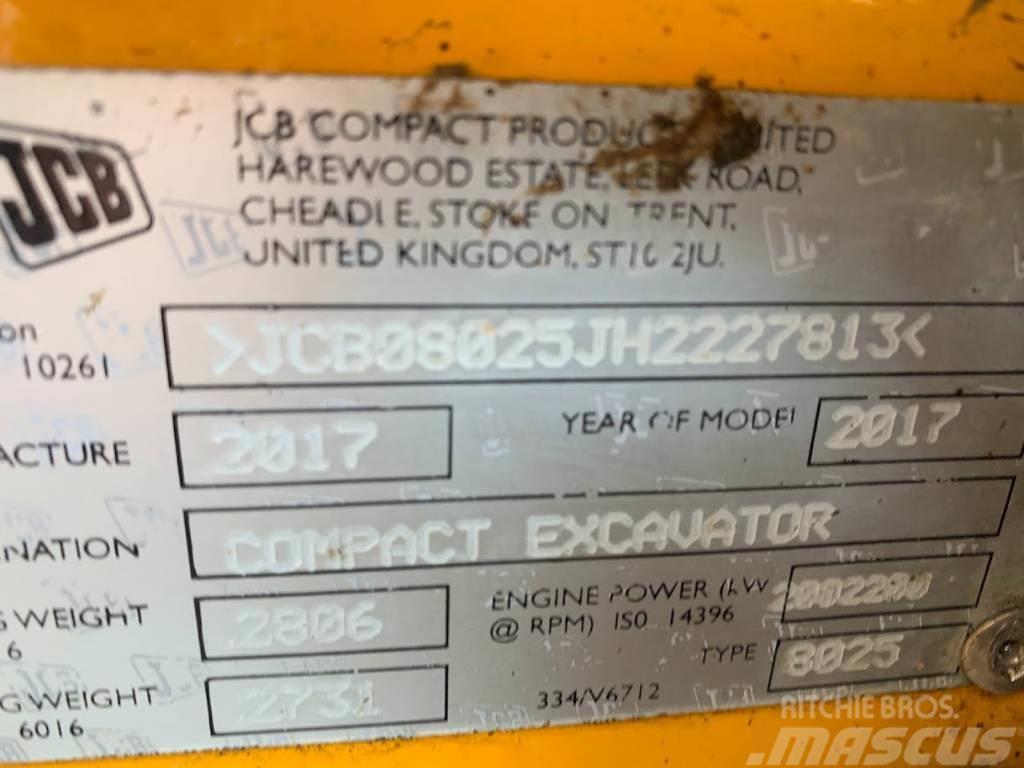 JCB 8025 ZTS Mini excavators < 7t