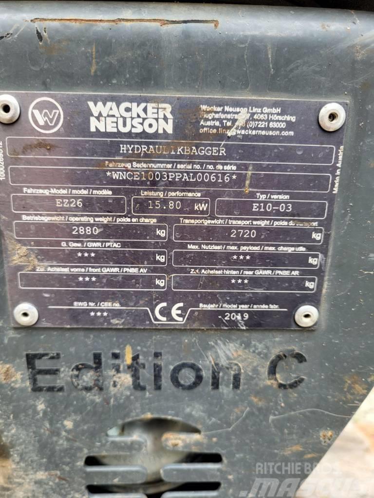 Wacker Neuson EZ 26 Mini excavators < 7t
