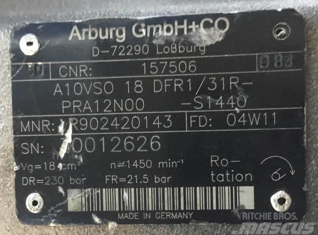  Arburg Gmbh+CO A10vs018 Hydraulics