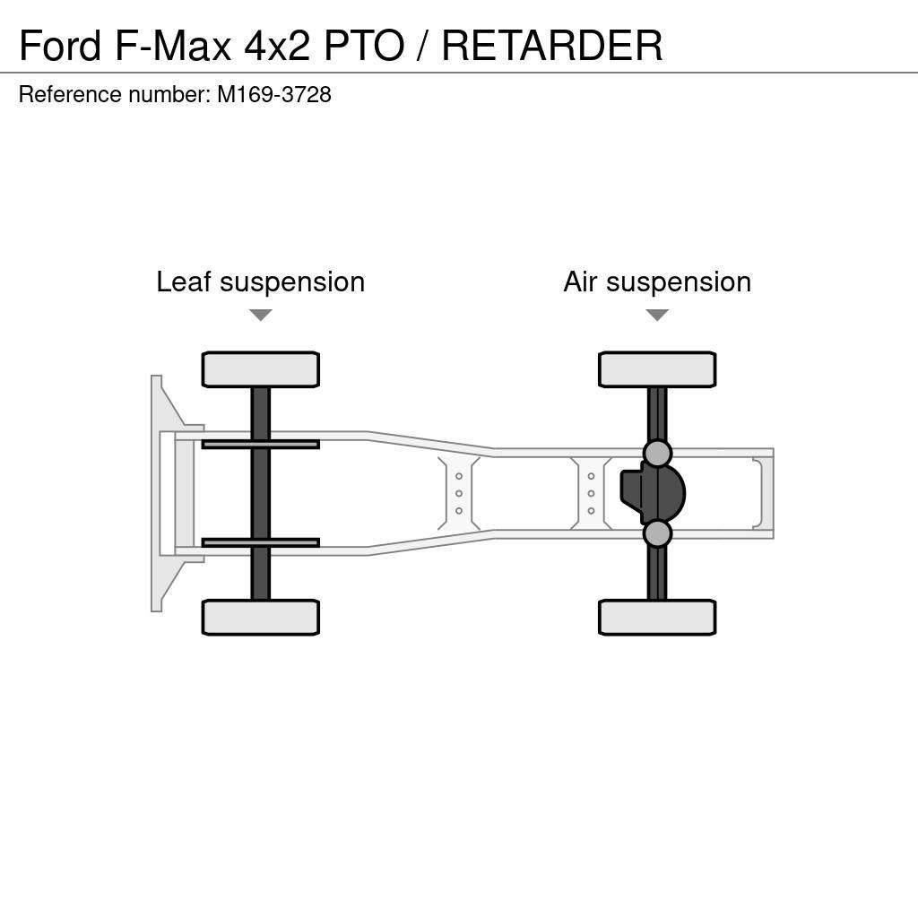 Ford F-Max 4x2 PTO / RETARDER Truck Tractor Units