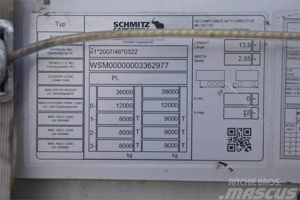 Schmitz Cargobull SCS24 Standart Curtainsider Varios, ARM, ALU, LR Tautliner/curtainside trailers