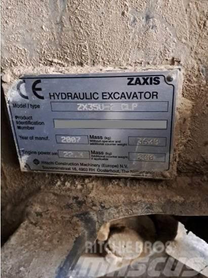 Hitachi ZX 35 U-2 CLP (Zaxis) Mini excavators < 7t