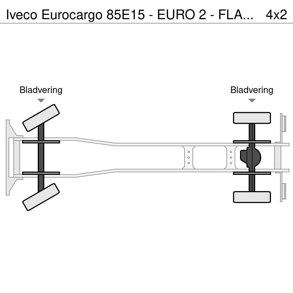 Iveco Eurocargo 85E15 - EURO 2 - FLATBED Flatbed/Dropside trucks