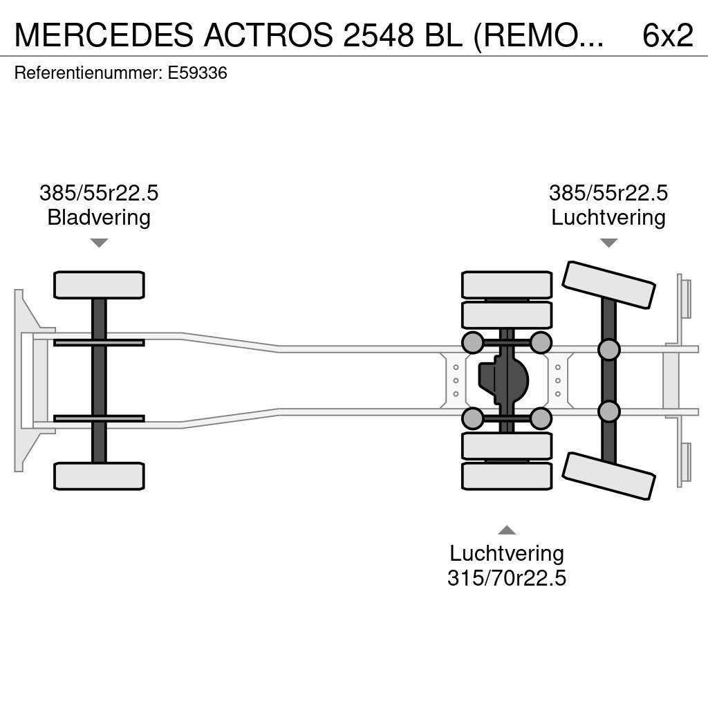 Mercedes-Benz ACTROS 2548 BL (REMORQUE:+6.000€) Tautliner/curtainside trucks