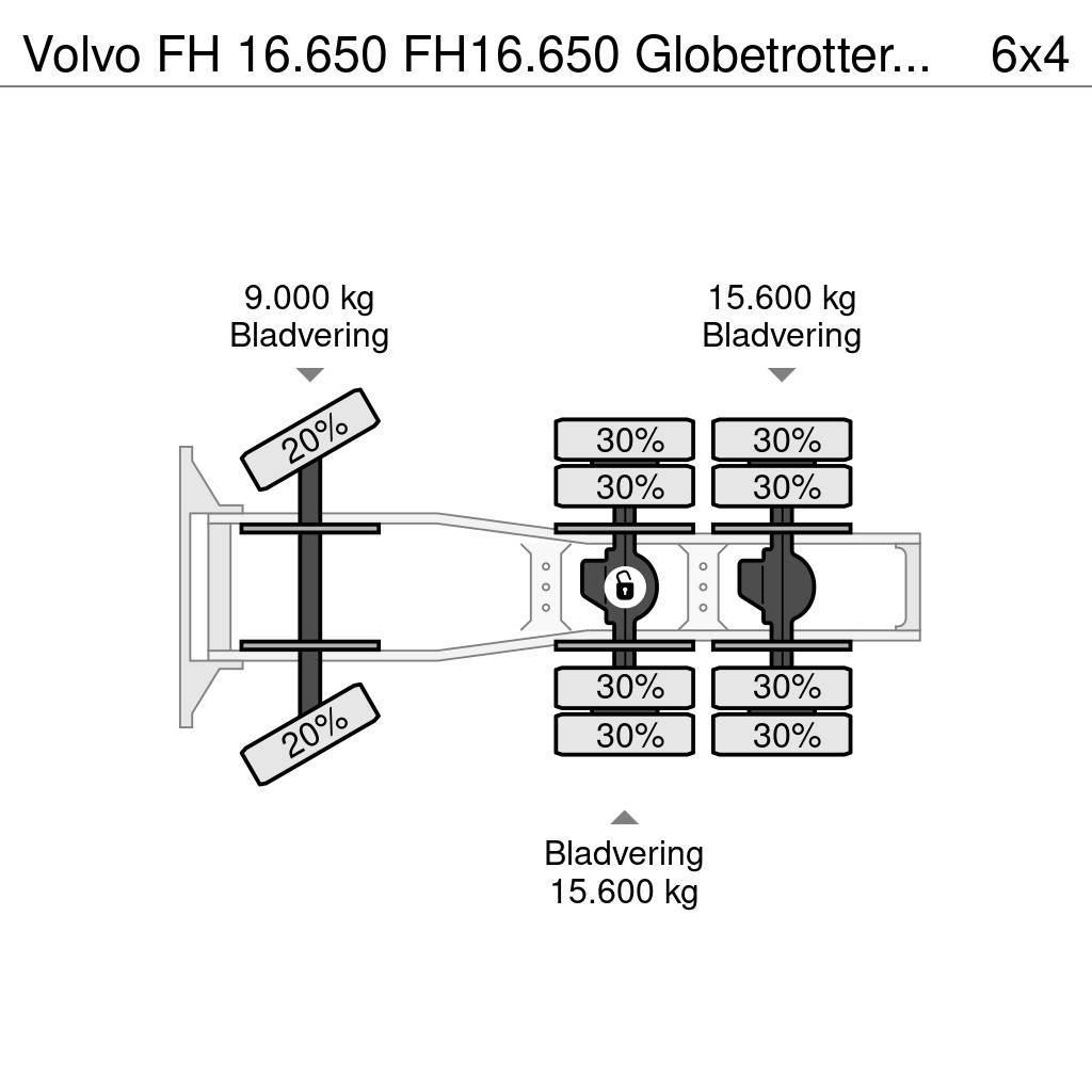 Volvo FH 16.650 FH16.650 Globetrotter EU6 VEB 200Ton Truck Tractor Units