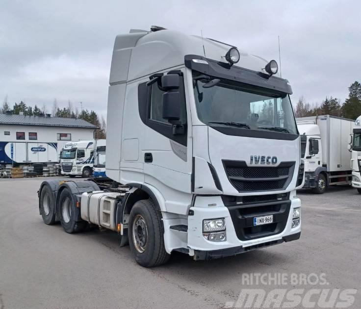 Iveco Stralis 570 6x4 lisähydrauliikka Truck Tractor Units