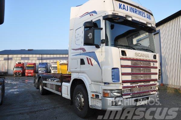 Scania 124 6X2 470 Containerframe/Skiploader trucks