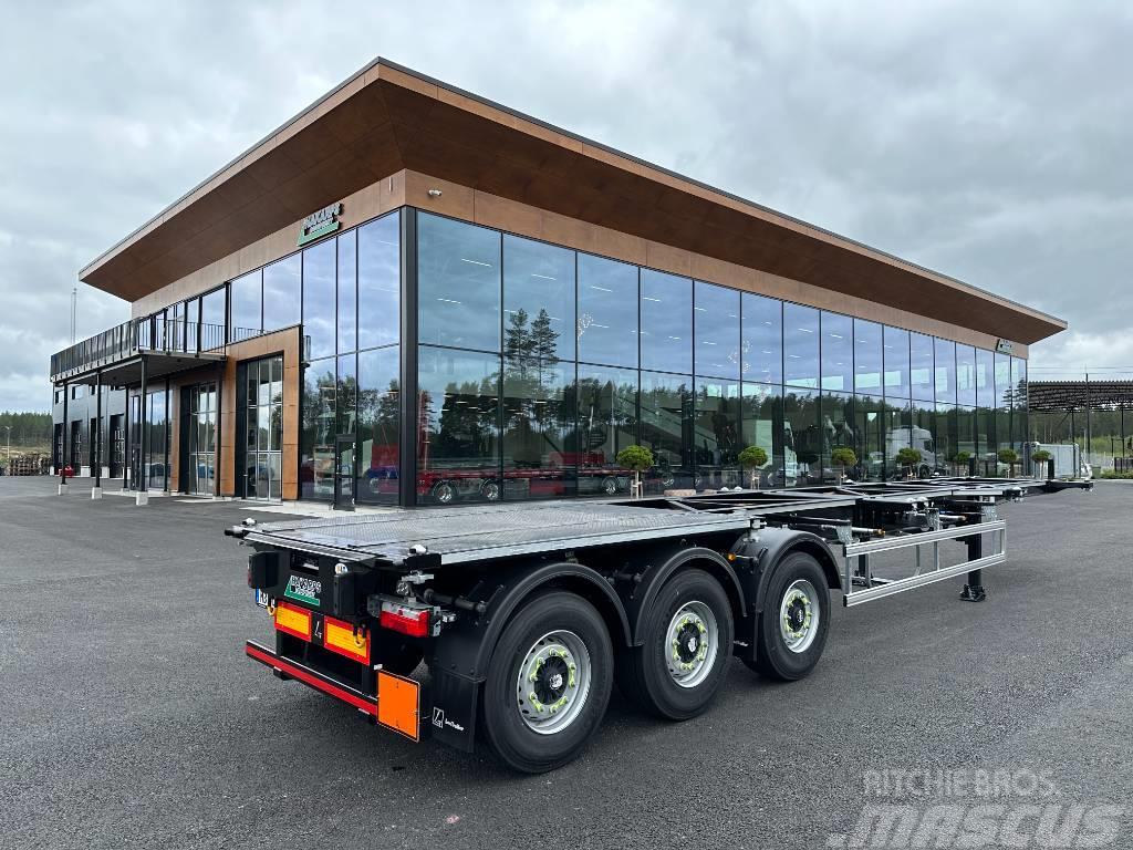 Lecitrailer ADR container chassie Containerframe/Skiploader semi-trailers