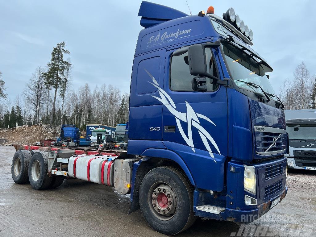 Volvo FH-540  D13 Chassi 6x4 Chassis Cab trucks