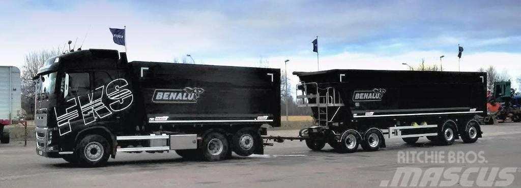Benalu Siderale 38 ton TIPPSLÄP , 6,8ton , 43,5 kbm Tipper trailers