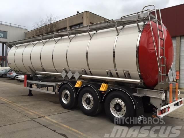 Van Hool L4BH 37500 liter 7300 kg Tanker semi-trailers