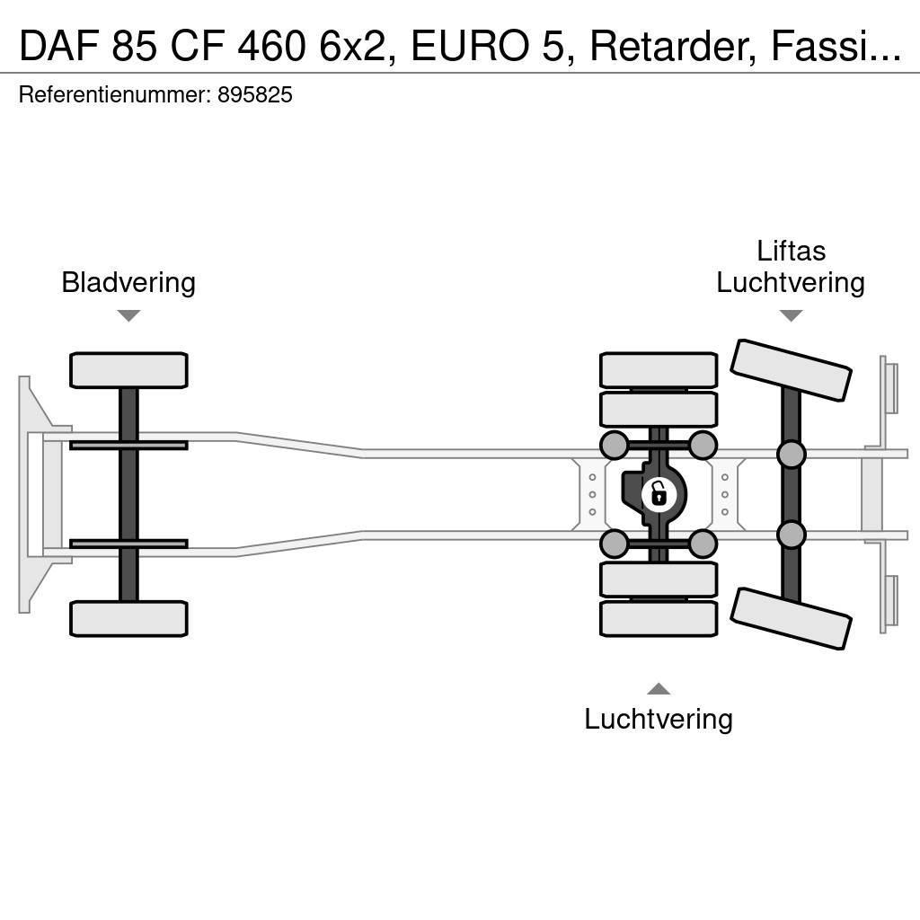 DAF 85 CF 460 6x2, EURO 5, Retarder, Fassi, Remote, Ma Flatbed/Dropside trucks