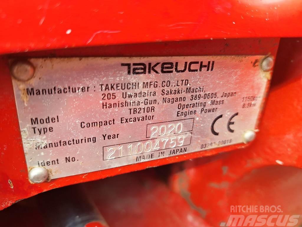 Takeuchi TB210R Mini excavators < 7t