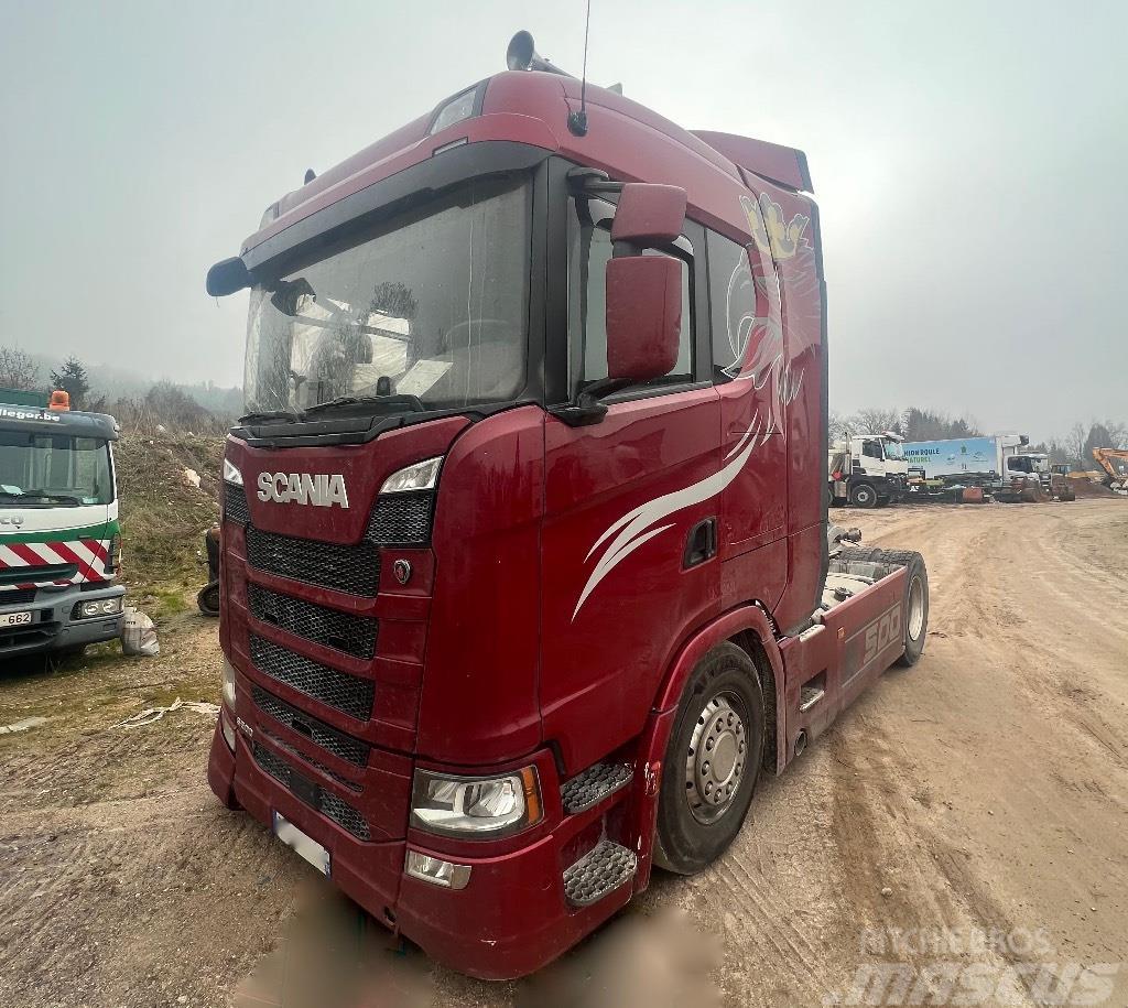 Scania S 500 *ACCIDENTE*DAMAGED*UNFALL* Truck Tractor Units