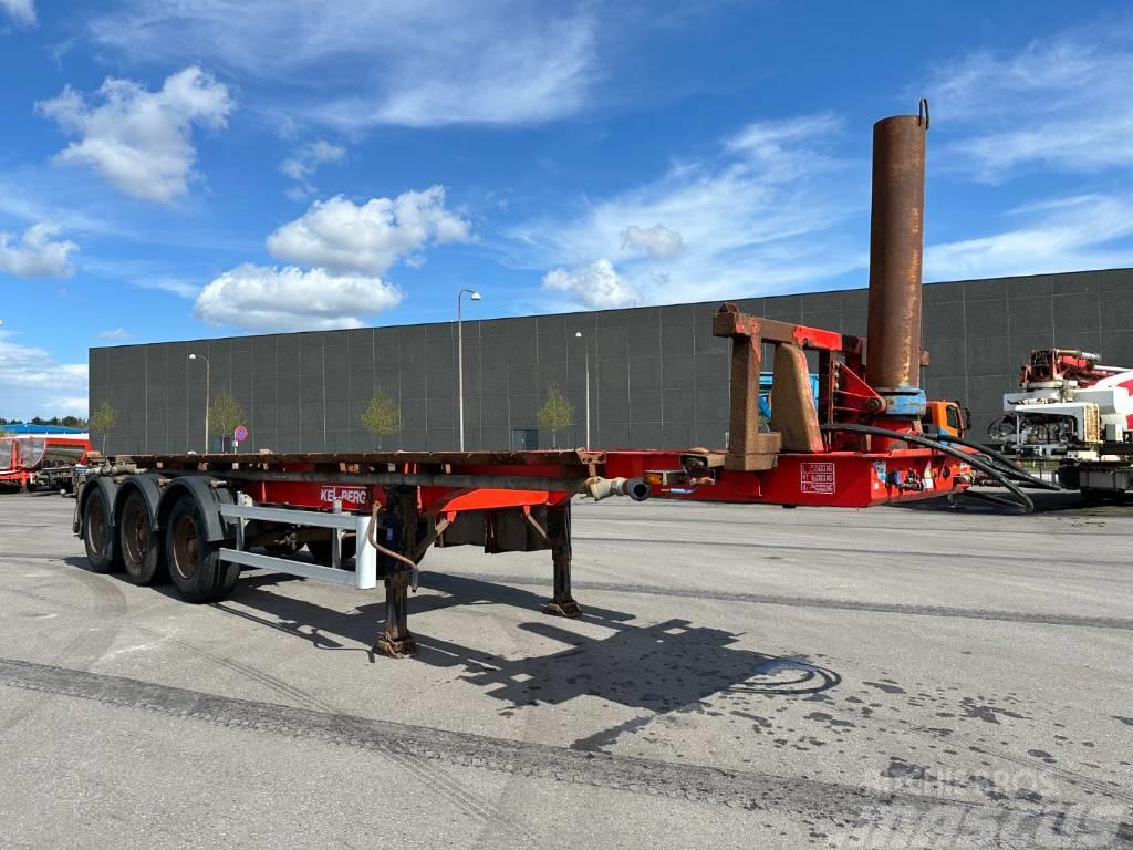 Kel-Berg 3 axle Tipper Container Chassis Containerframe/Skiploader semi-trailers
