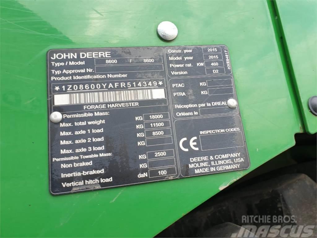 John Deere 8600 Forage harvesters