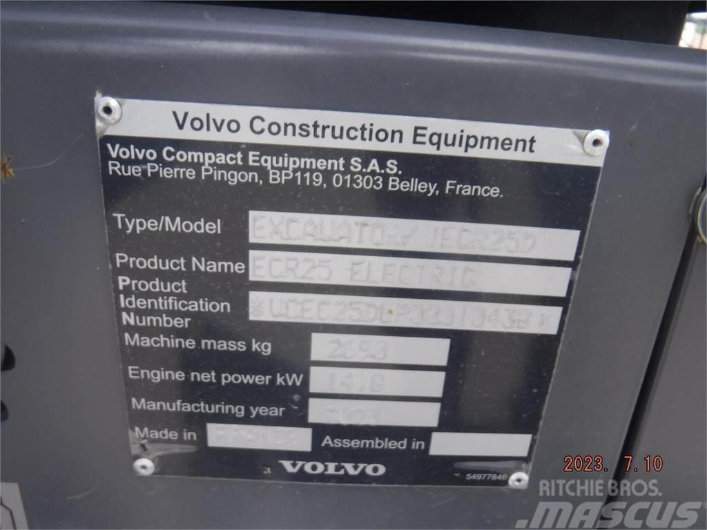 Volvo ECR25 ELECTRIC Mini excavators < 7t