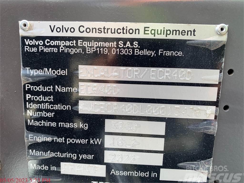 Volvo ECR40D Mini excavators < 7t