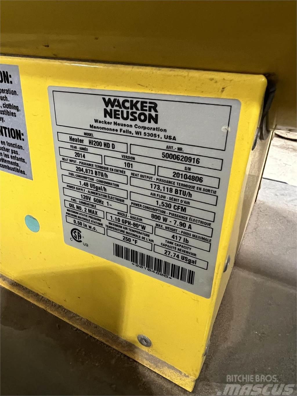 Wacker Neuson HI200HD Asphalt heaters