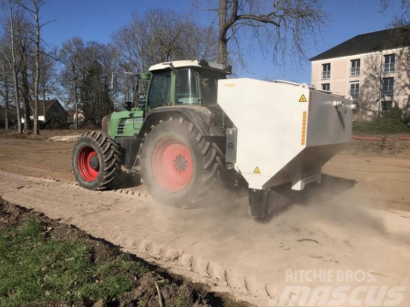  amag Bindemittelstreuer 5 m³ Heckanbau Traktor Asphalt recyclers