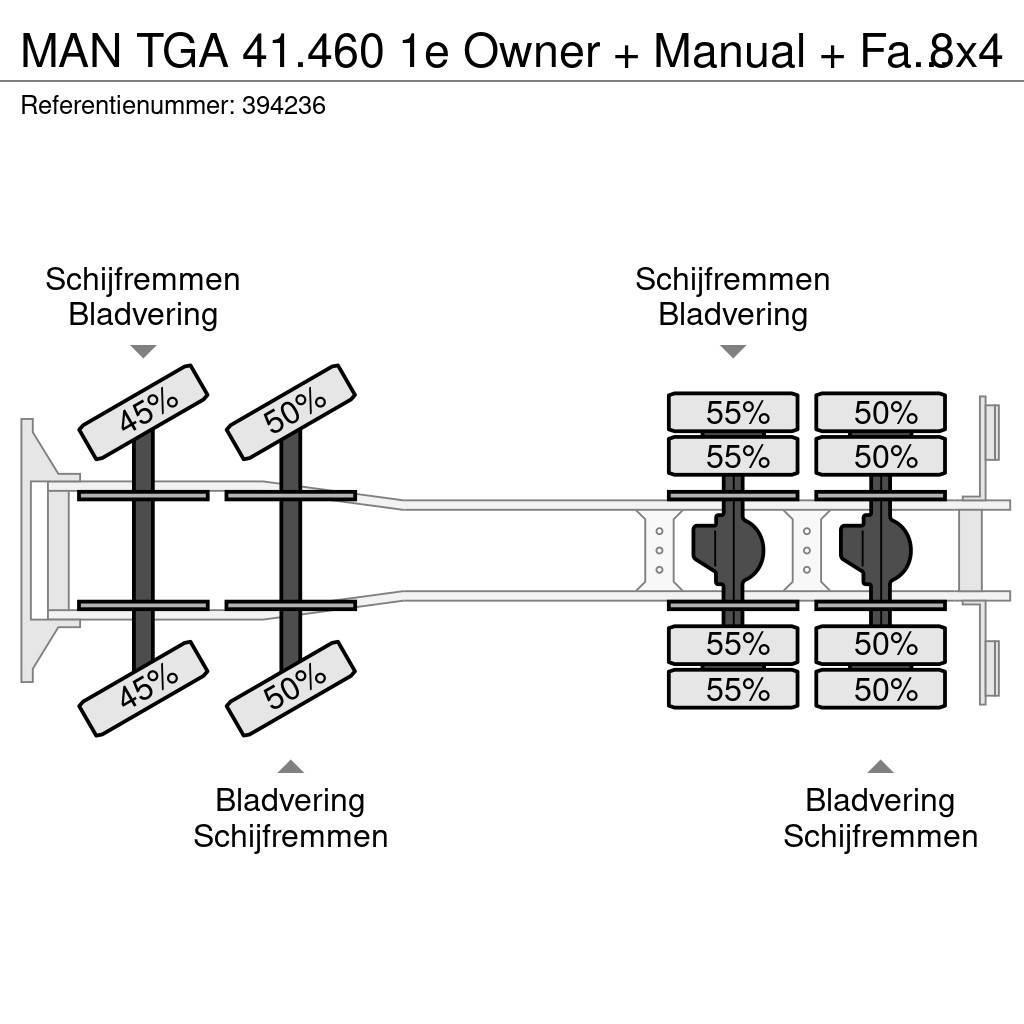 MAN TGA 41.460 1e Owner + Manual + Fassi F800XP 6x hyd Truck mounted aerial platforms