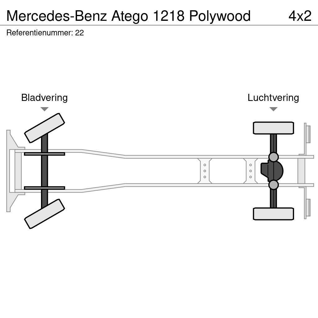 Mercedes-Benz Atego 1218 Polywood Van Body Trucks