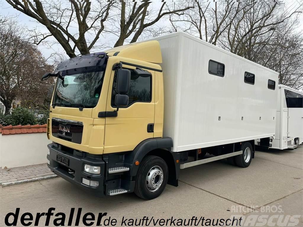 MAN 15250 6 Pferde neuer Aufbau, Automatik Livestock carrying trucks
