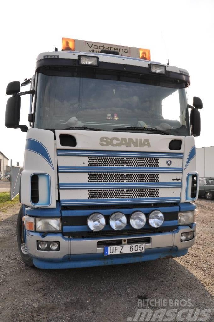 Scania R124 GB6X2NA 470 Skip loader trucks