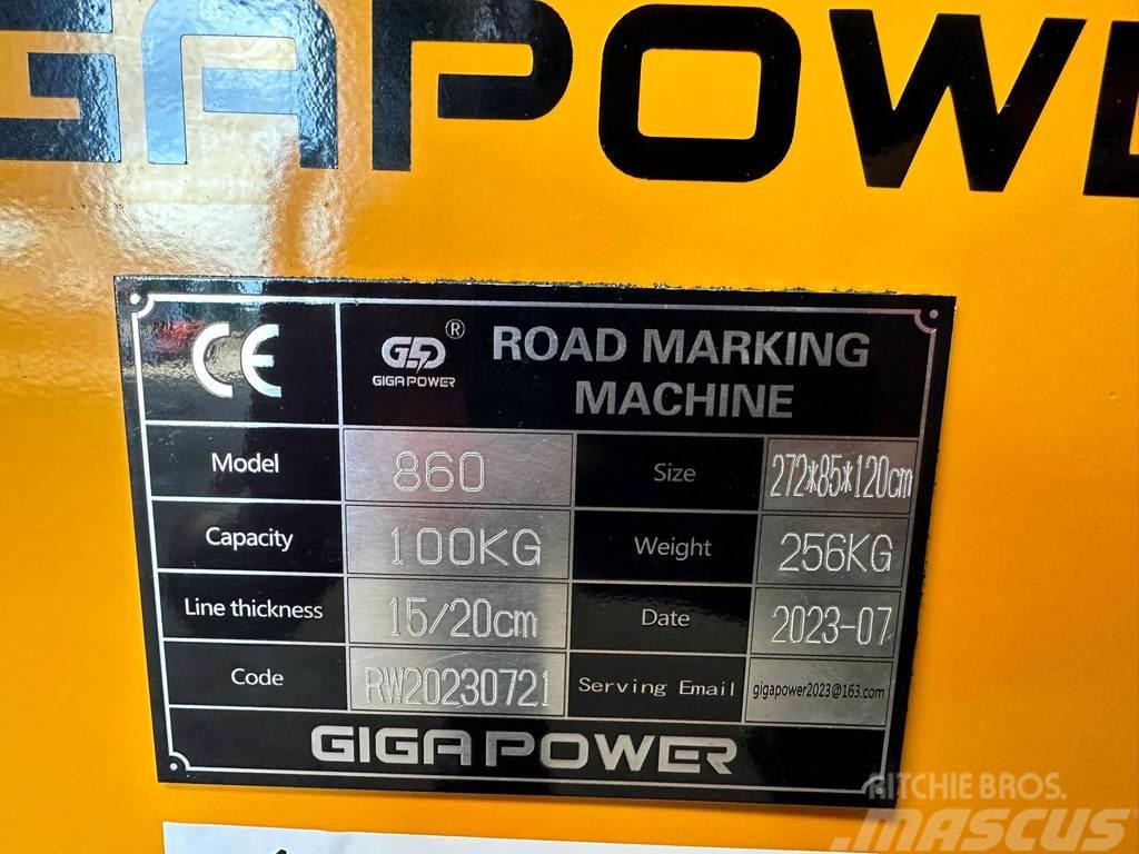  Giga power Road Marking Machine Cars