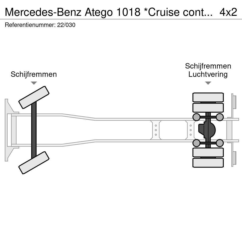 Mercedes-Benz Atego 1018 *Cruise control*Airco*Achteruitrijcamer Livestock carrying trucks