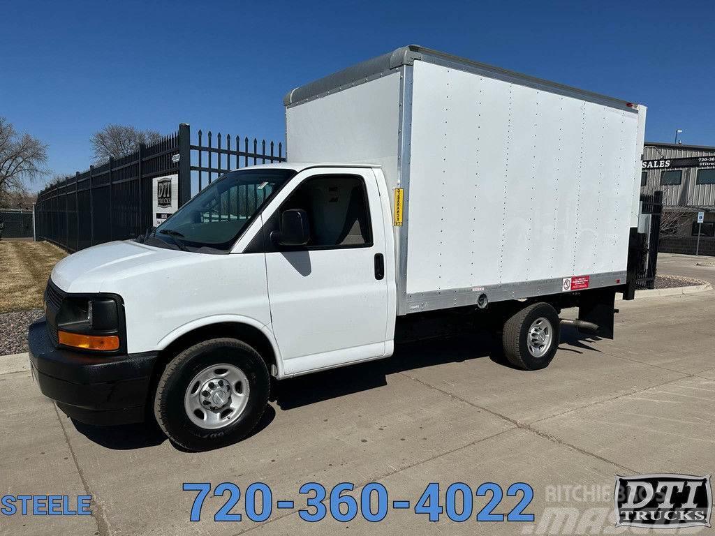 Chevrolet 3500 12' Box Truck With Lift Gate Van Body Trucks