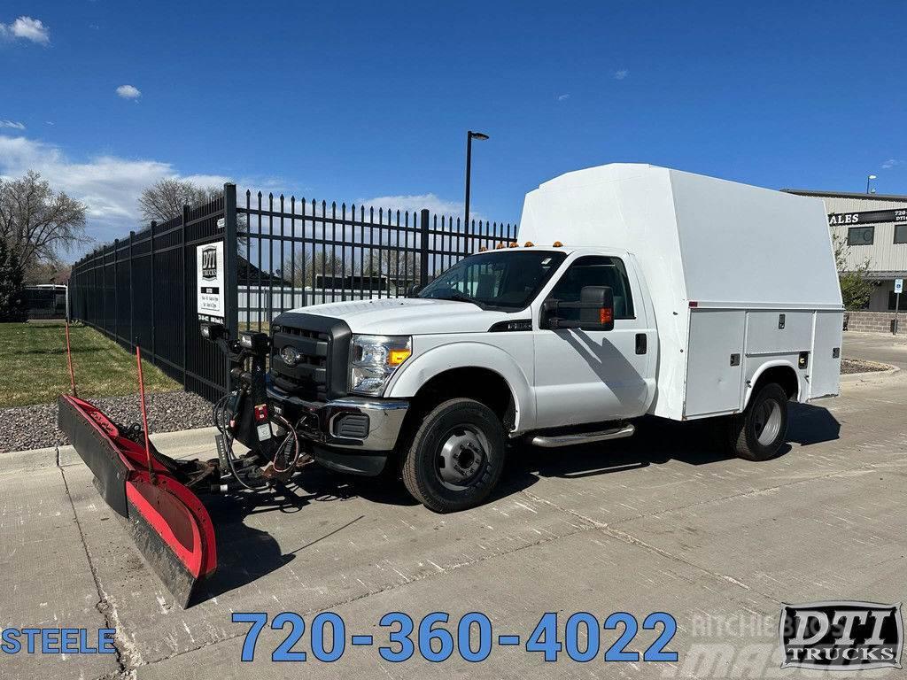 Ford F350 XL Super Duty 9' KUV Body With Boss Snow Plow Recovery vehicles