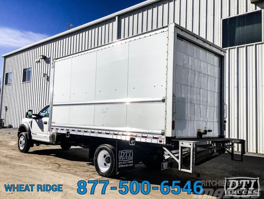 Ford F450 Box Truck, Diesel, Auto, 2,500 Lbs Steel Lift Van Body Trucks
