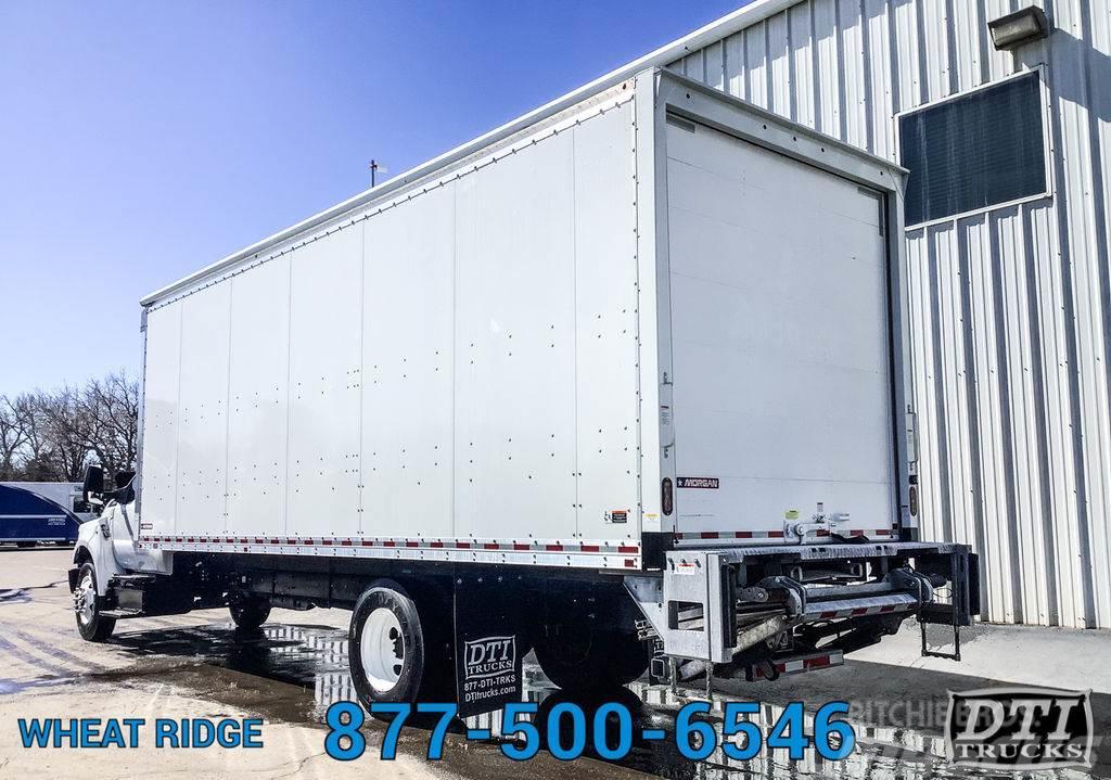 Ford F650 Box Truck, Gas, Auto, 3,300 Lbs Aluminum Lift Van Body Trucks