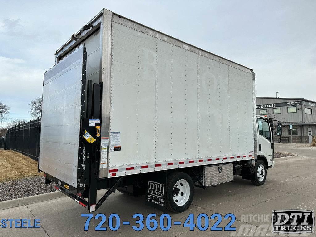 Isuzu NPR-HD 16' Box Truck With Large 3,000lb Lift Gate Van Body Trucks