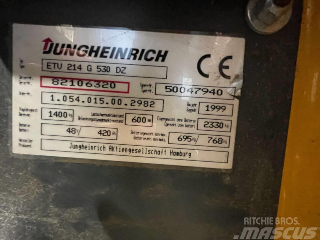 Jungheinrich ETV 214 G 530 DZ Reach truck