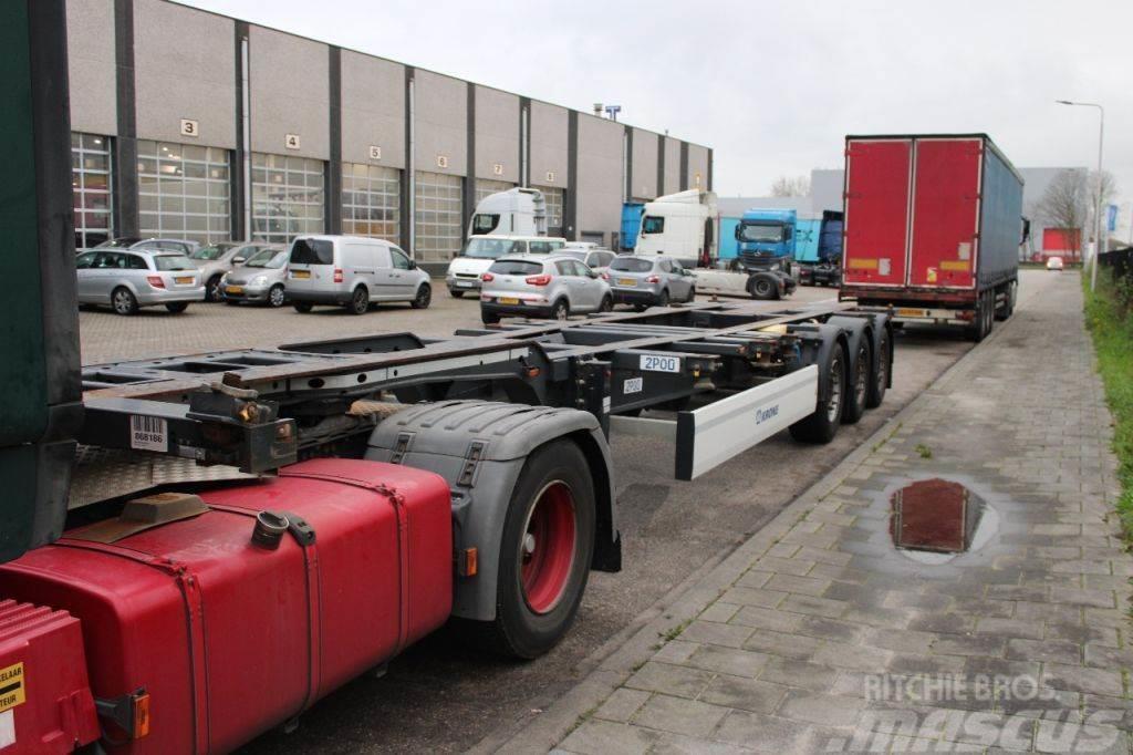 Krone 3x bpw + 20/30/40/45ft/HC + BE apk 17-01-2024 Containerframe/Skiploader semi-trailers